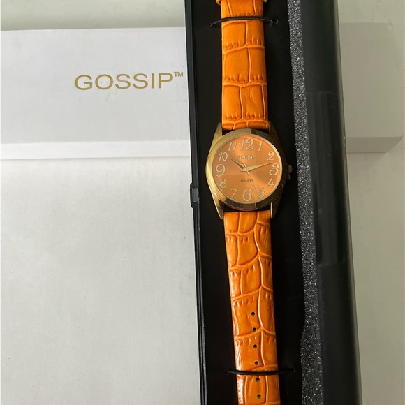 Gossip Accessories - New Gossip Watch with Leather Band in box